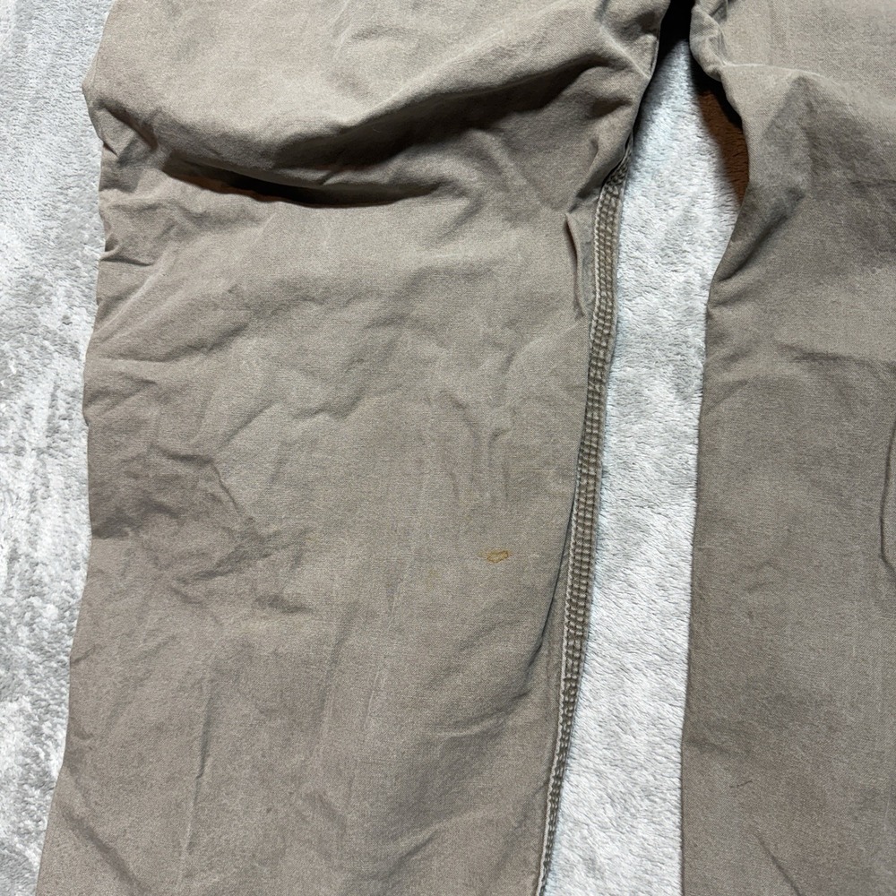 Carhartt B195 LBR Double Knee Canvas Carpenter Work Pants Brown Distressed 36x35 - Picture 6 of 16
